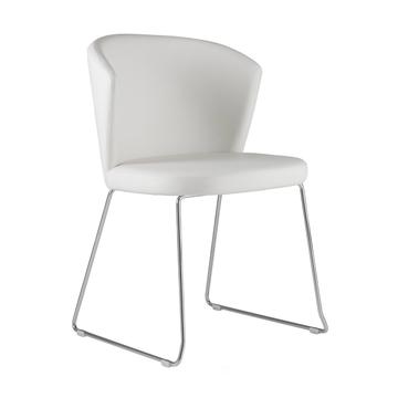 Sedie ufficio Ines-7: sedia in metallo di design