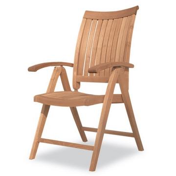 Giardino Harmony: poltrona reclinabile in legno