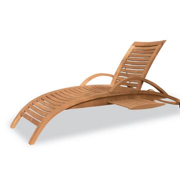Mirage: Lettino da Giardino in Legno