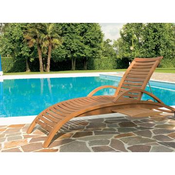 Mirage: Lettino da Giardino in Legno