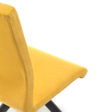 sedia Quadra 12 dandy DA08 giallo close up2